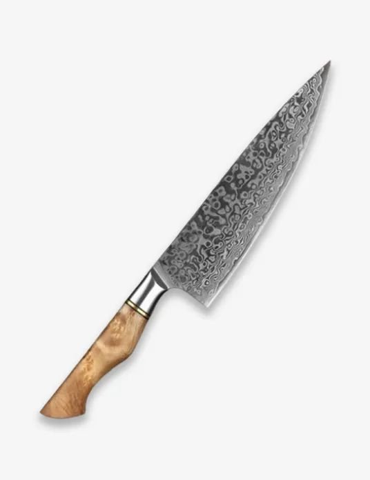 B30_8_Inch_Chef_Knife_67_Layers_Damascus_Steel_Having_Figured_Sycamore_Wood_Handle