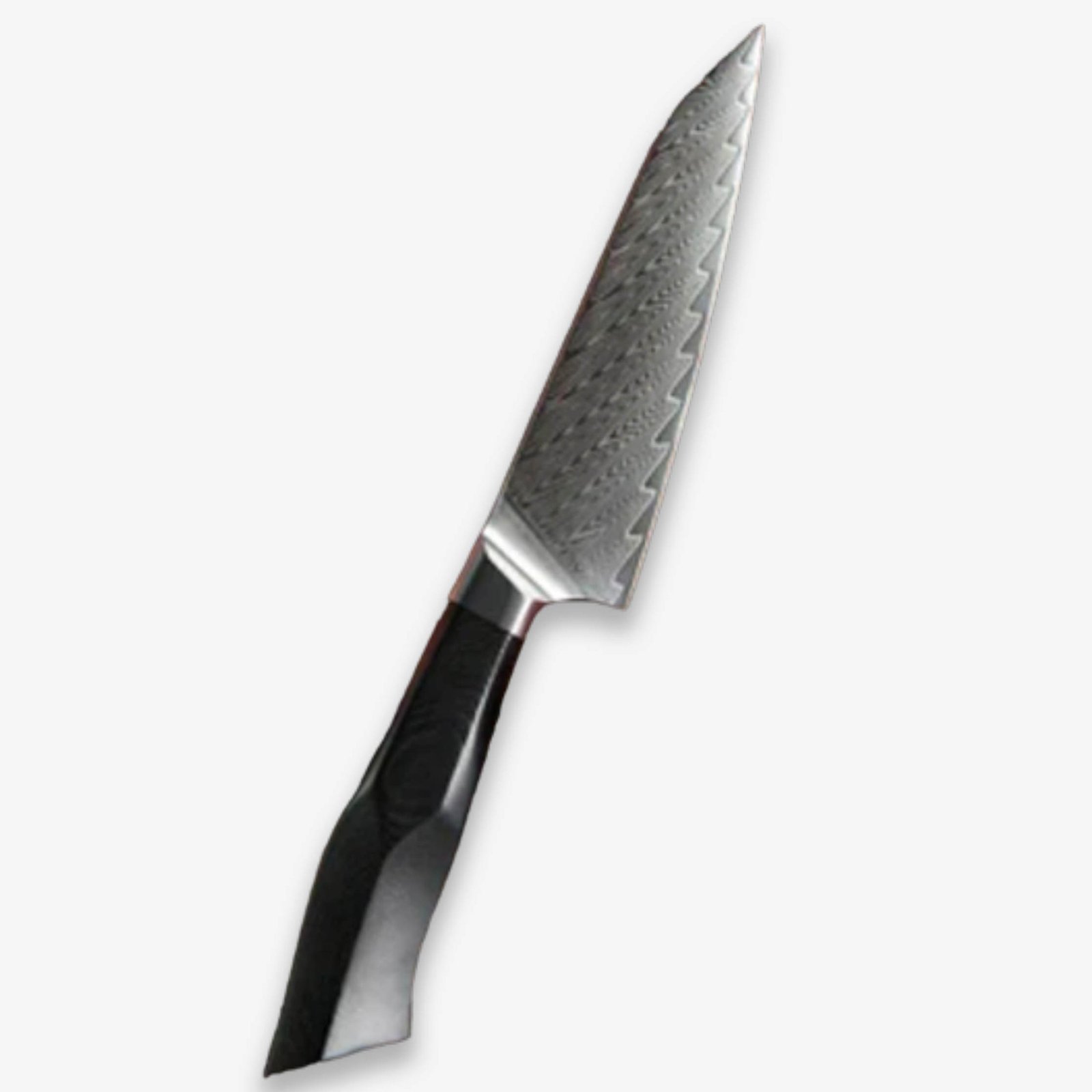 Flare_Hawk_Series_3pcs_Damascus_Steel_Knife_Set_With_Black_Handle